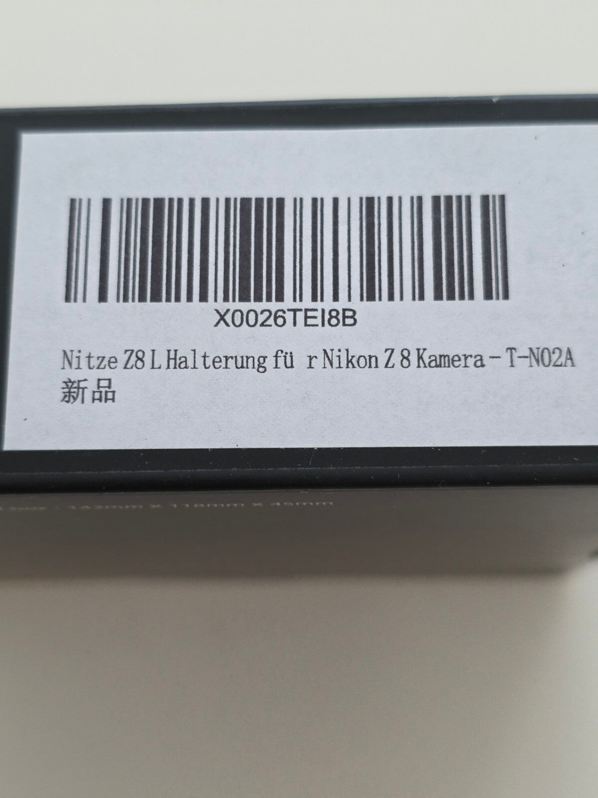 Z8 L Halterung Nikon Z 8 Kamera Arca Swiss QR DJI RS 2-4 Pro T-N02A