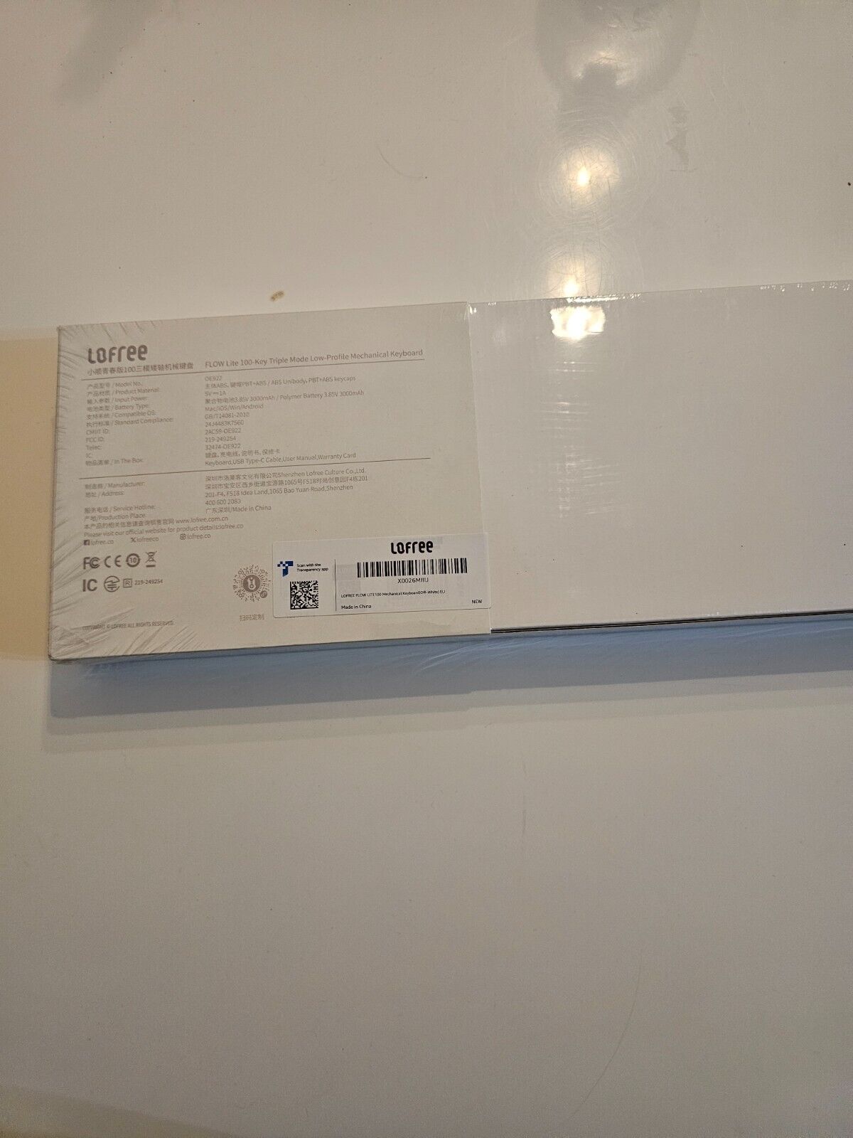 Low Profile Mechanische, Swappable Wiederaufladbare Kabellose Tastatur QWERTY