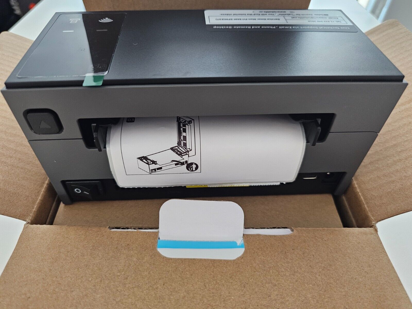 DHL Etikettendrucker, 249 WiFi Thermodrucker 4x6 Label Printer für Barcode, Vers