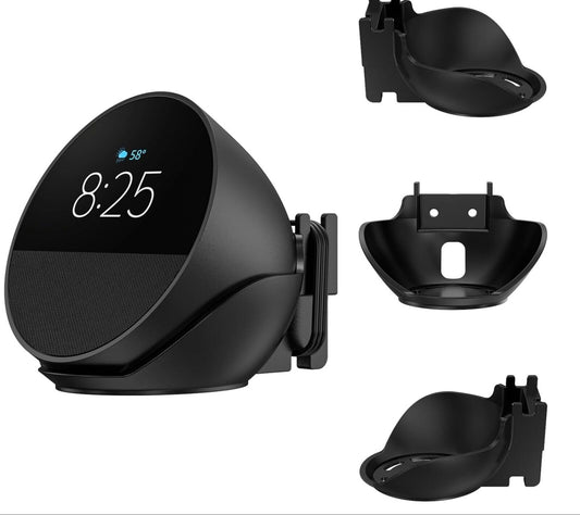 Echo Spot Ständer, ABS Alexa Echo Spot Zubehör mit Kabelmanagement, Premium Plat