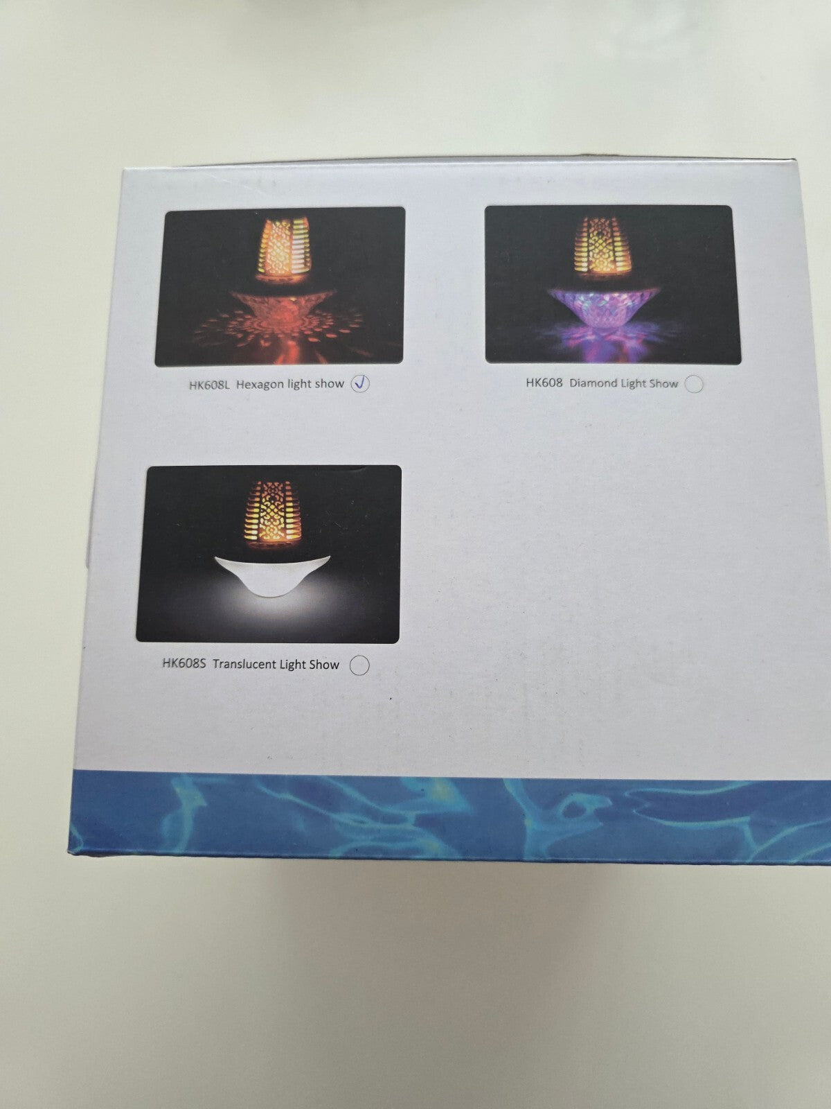Bluetooth Lautsprecher Pool IP68 Wasserdicht Flammenlicht RGB Grau
