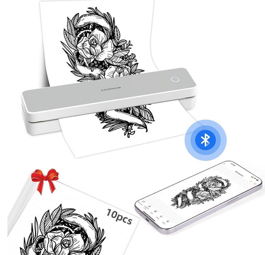 K200 Kabelloser Tattoo-Transfer-Drucker Bluetooth