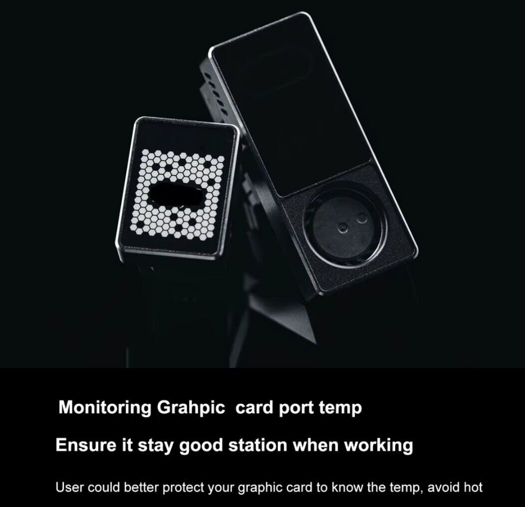 12VHPWR GPU Temp. Watt FAN Adapter RTX5090/4090/5080/4080/5070/4070 180 Grad