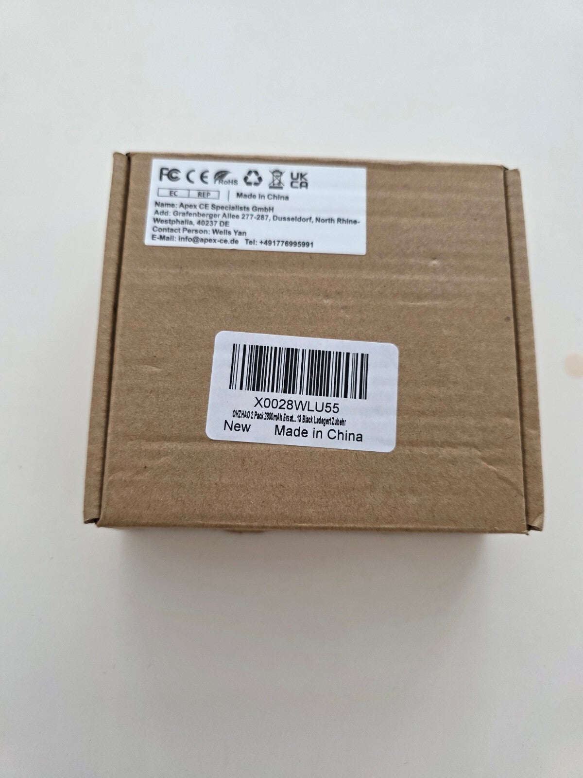 2x 2800mAh GoPro Hero 13 Black Ersatzakku mit PD Quick Charge Ladebox