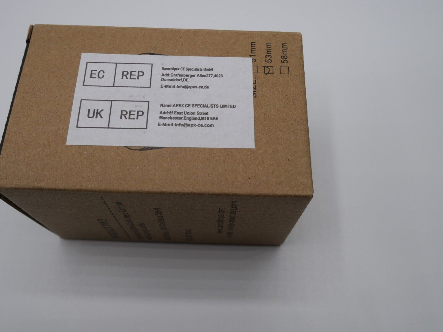 Espresso-Stempel 53mm Edelstahl Federbelastet Einstellbar Schwarz