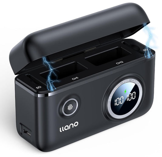 LP-E10 Akku Ladegerät 18W Schnellladegerät 2 USB-C Canon EOS
