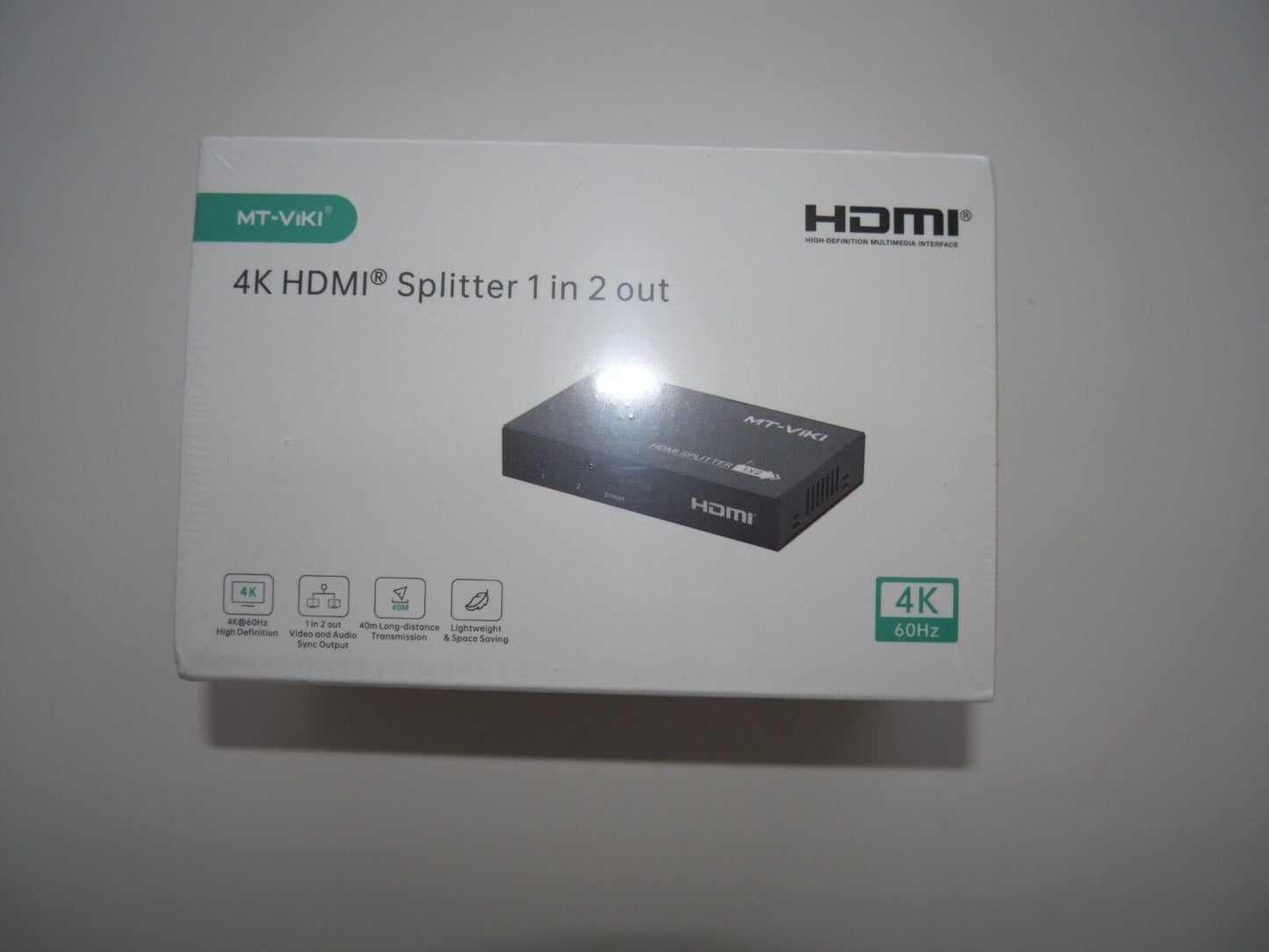 MT-VIKI 4K60Hz HDMI Splitter 1 in 2 Out Gleichzeitig