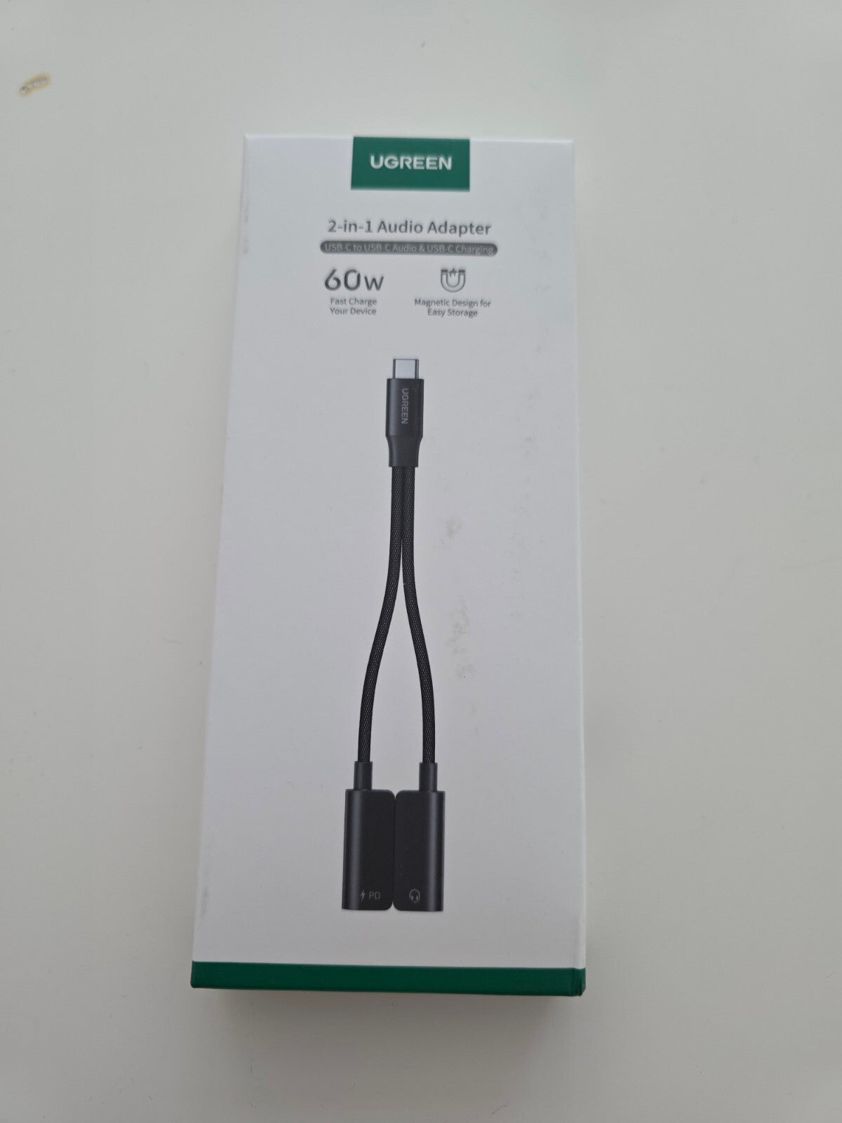 UGREEN Magnetischer USB-C Kopfhörer Adapter 60W Schnellladung iPhone 16 Samsung