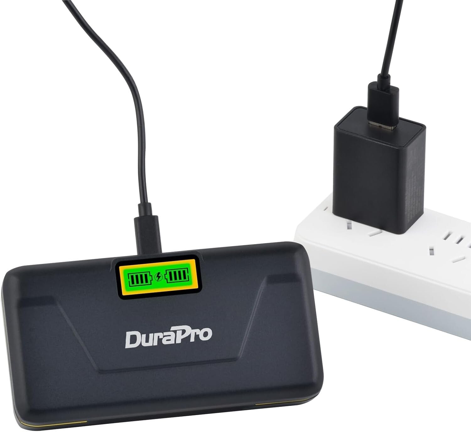 2x 2850mAh LP-E6P Akku + LCD Dual USB Ladegerät für Canon EOS R5 Mark II