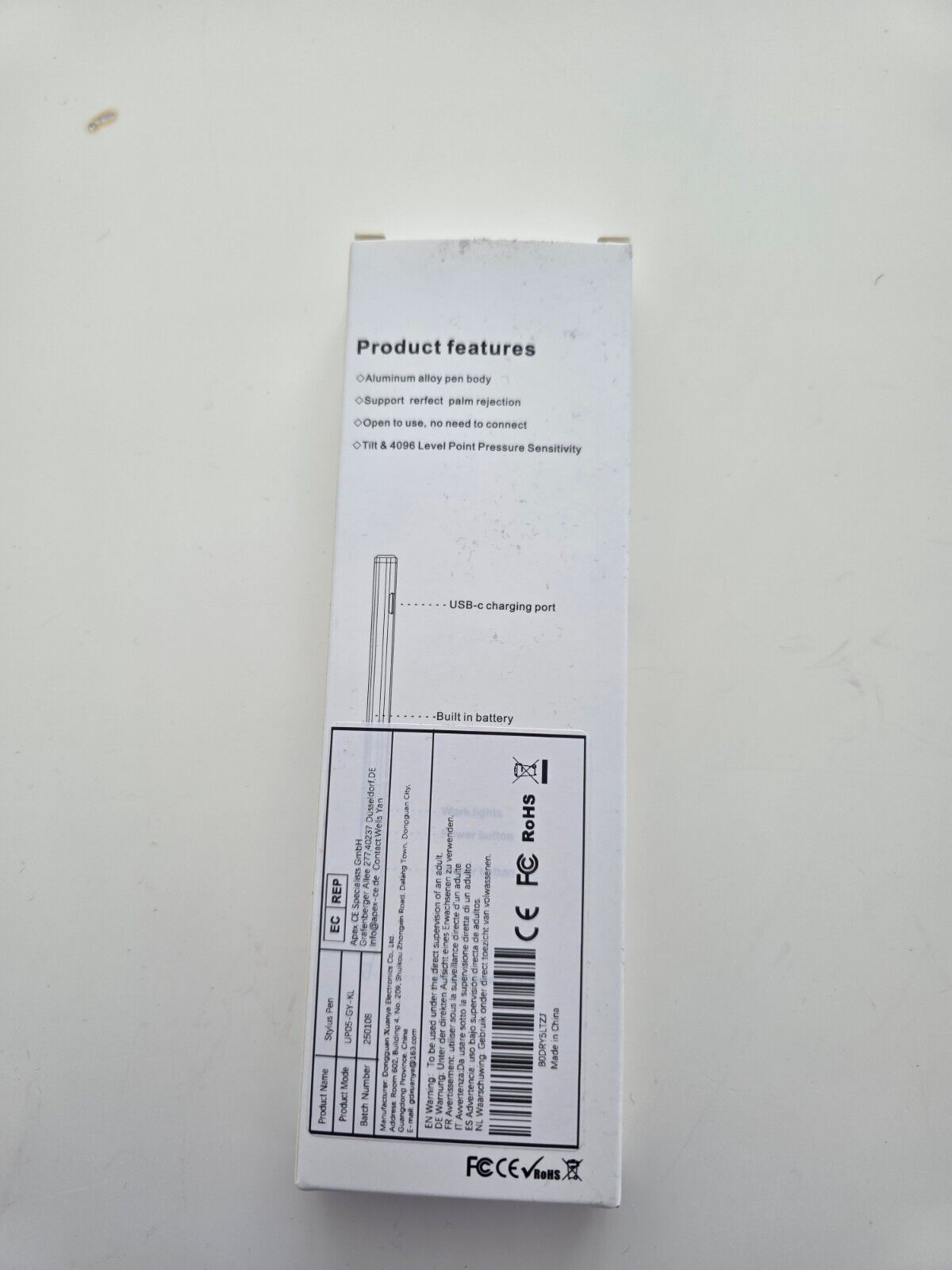 Stylus Pen 4096 Druckstufen für Chromebook & Pixel Tablet