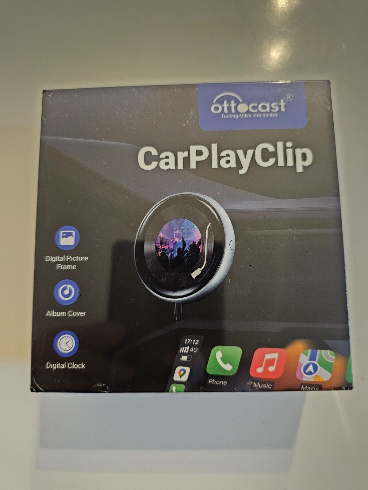Wireless CarPlay Clip Adapter, Wireless CarPlay Dongle Plug & Play Mit Elektroni