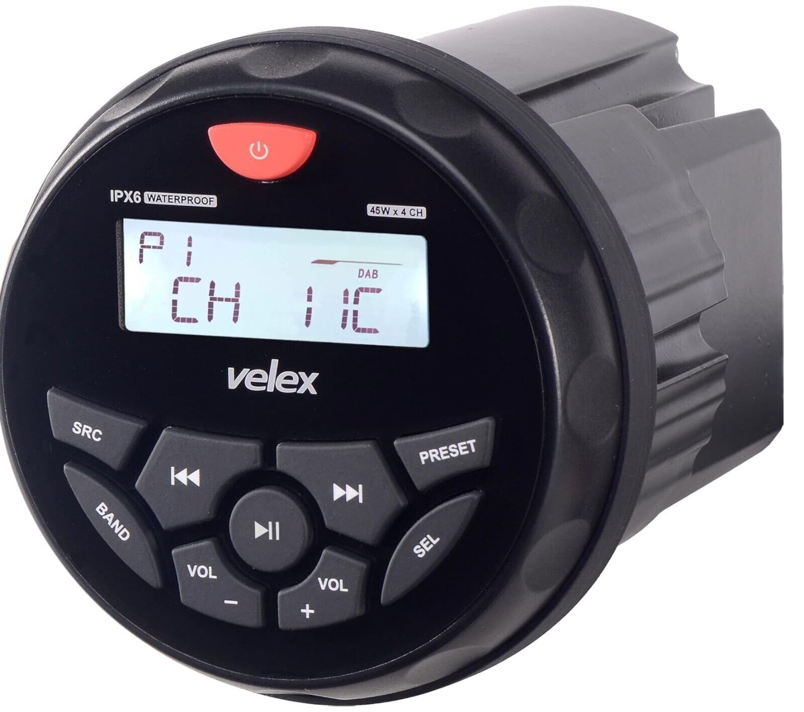Wasserdicht Bluetooth Marine Stereo-Empfänger mit MP3 Player am DAB+/AM/FM Radio