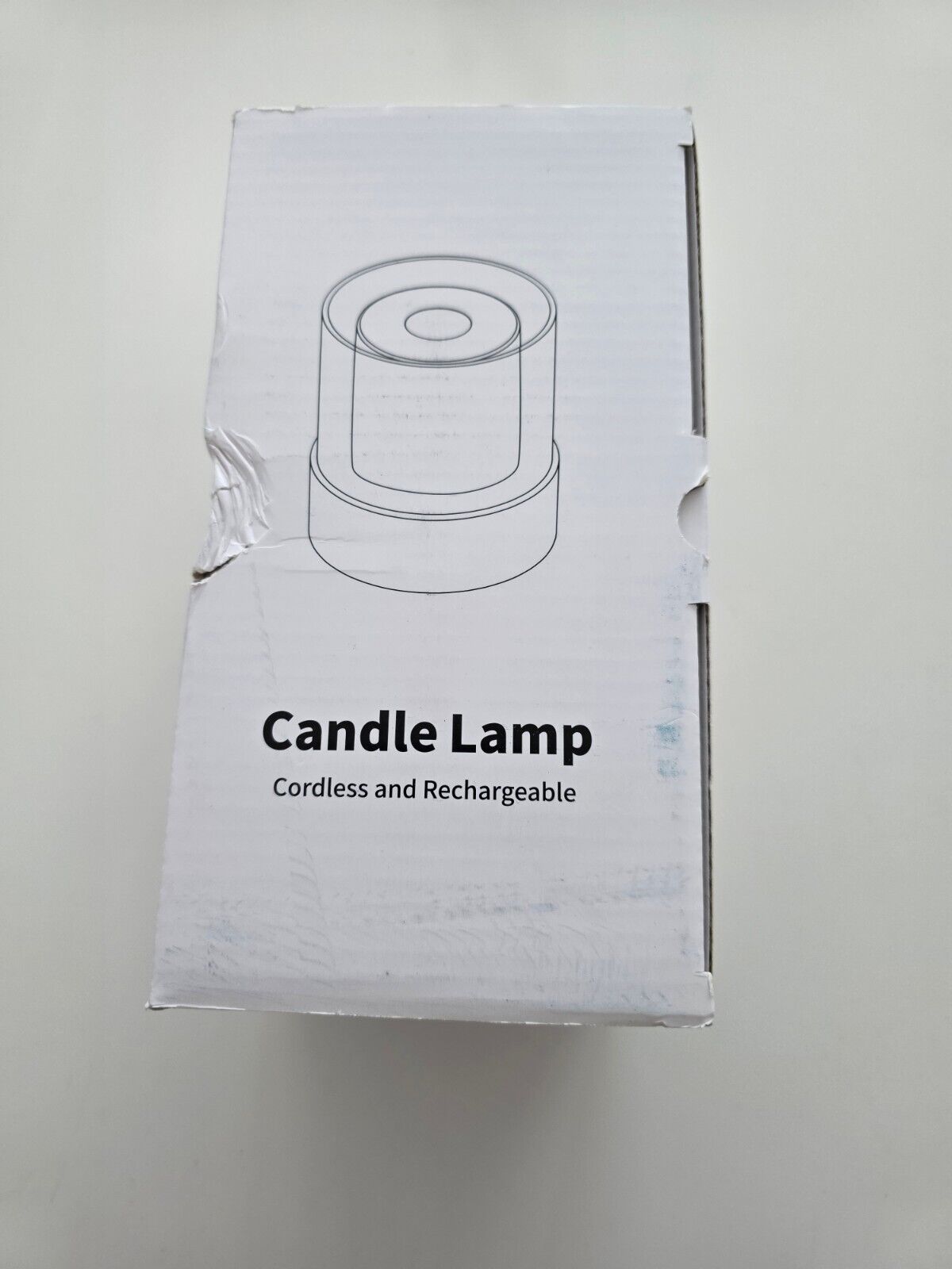 LED Touch Nachttischlampe 2er Set Dimmbar Kabellos Schwarz