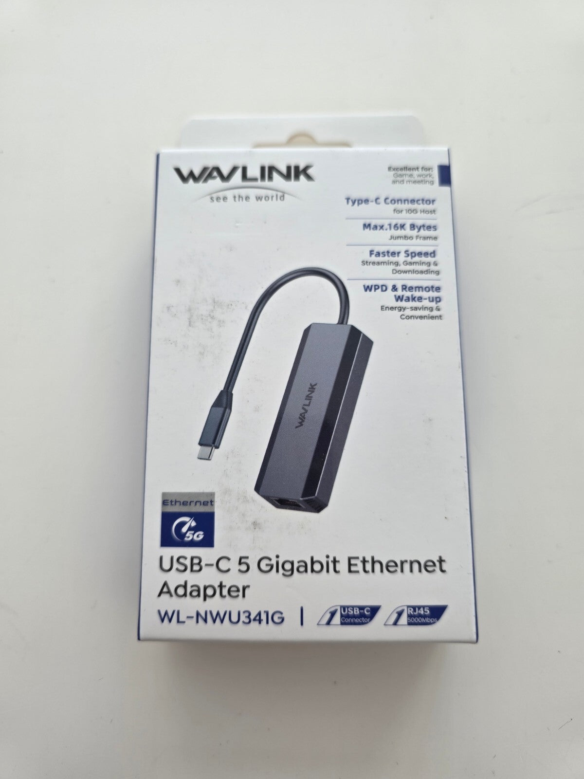 USB C LAN Adapter 5Gbit/s RJ45 Gigabit für MacBook iPad Windows