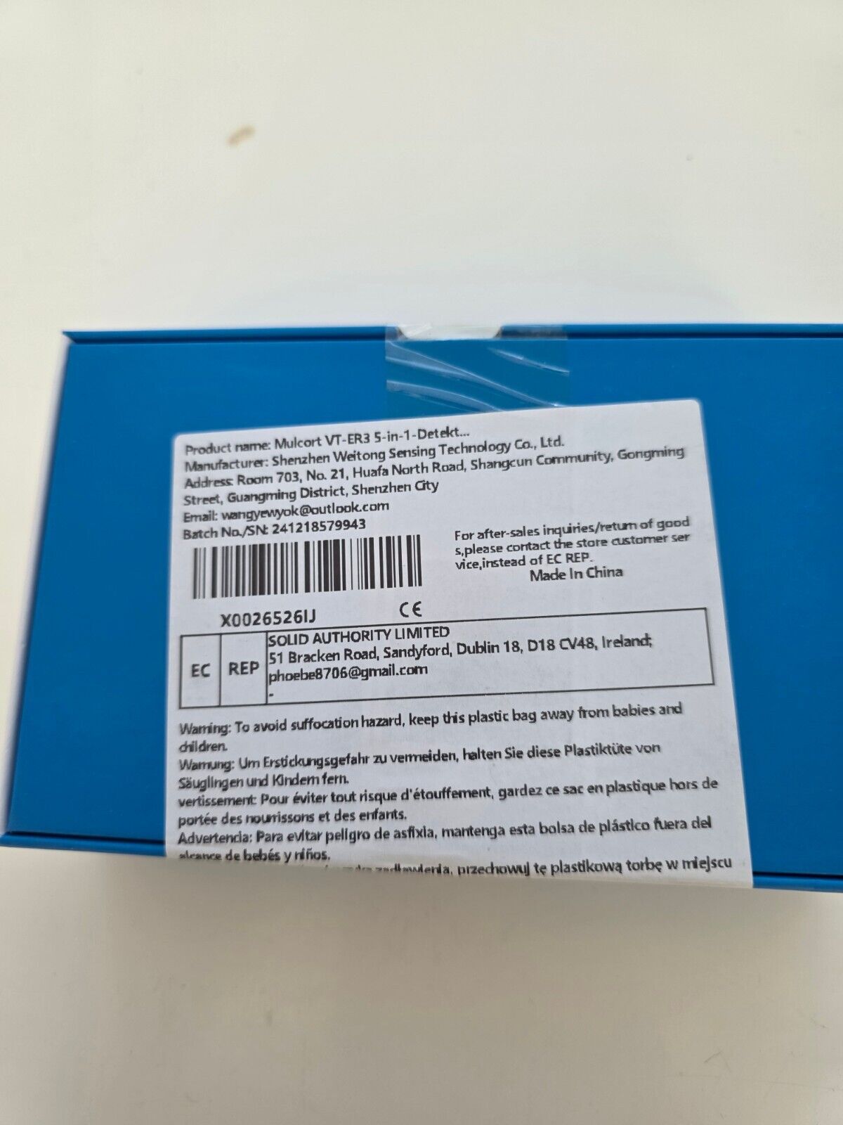 5-in-1 Detektor für elektromagnetische Strahlung