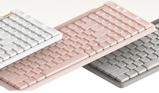 Low Profile Mechanische, Swappable Wiederaufladbare Kabellose Tastatur QWERTY