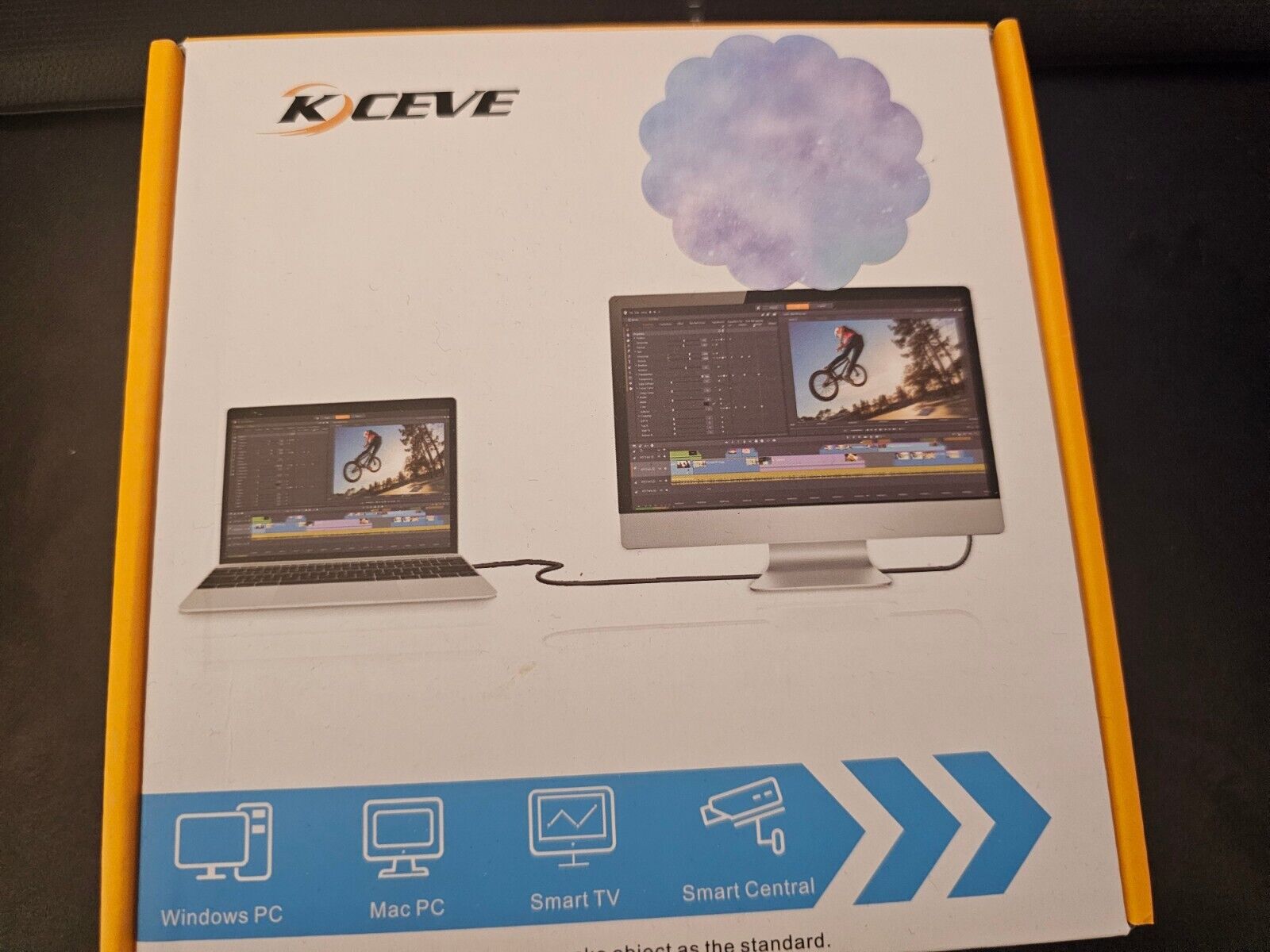 8K KVM HDMI Switch 2 Ports, KCEVE USB 3.0 KVM Switcher Box, Support 7680x4320@60
