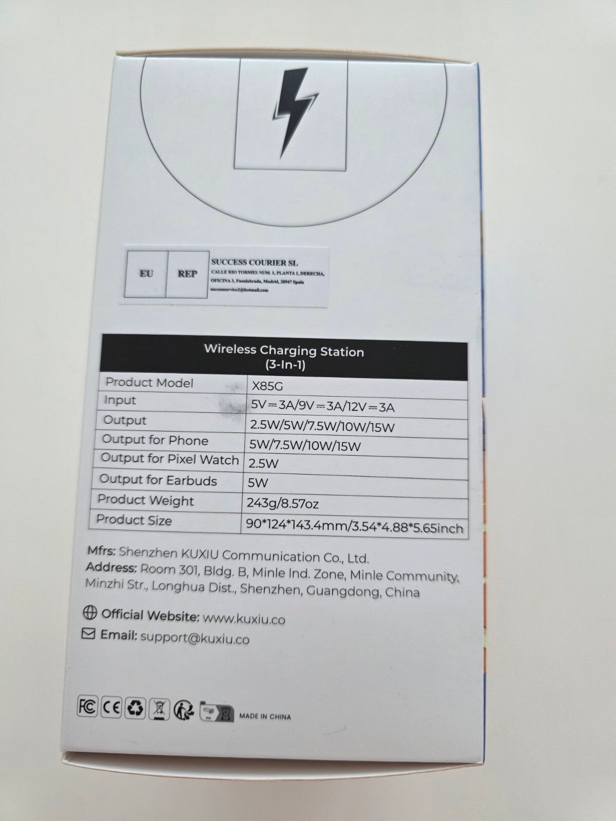 X85G 3-in-1 Magnetische Ladestation für Pixel