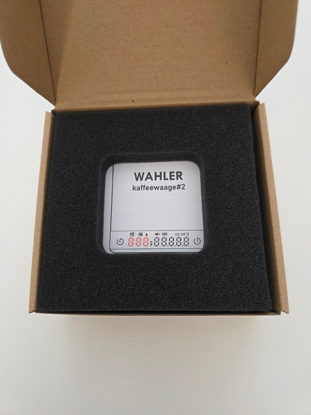 Kaffeewaage Baristawaage 0,1g Auto-Timer USB-C Metall