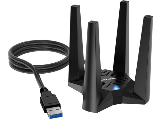 AX1800 WiFi 6 USB Adapter 1201Mbit/s 5GHz WPA3 Windows 10/11