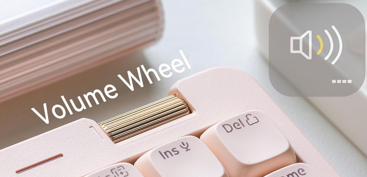 Low Profile Mechanische, Swappable Wiederaufladbare Kabellose Tastatur QWERTY