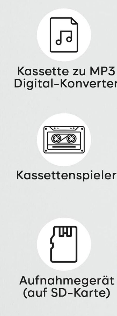 Walkman Kassettenspieler + Kassettenrekorder + Cassette Player + Kassetten Digit