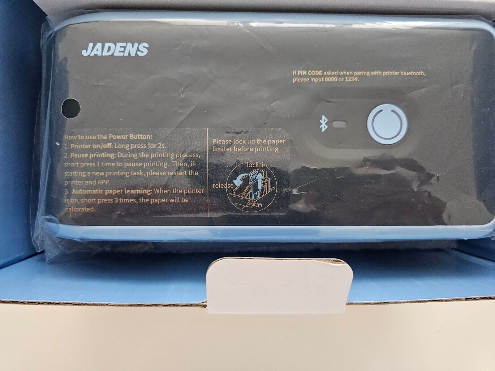 Bluetooth-Versandetikettendrucker, kabelloser 4x6-Thermoetikettendrucker für den