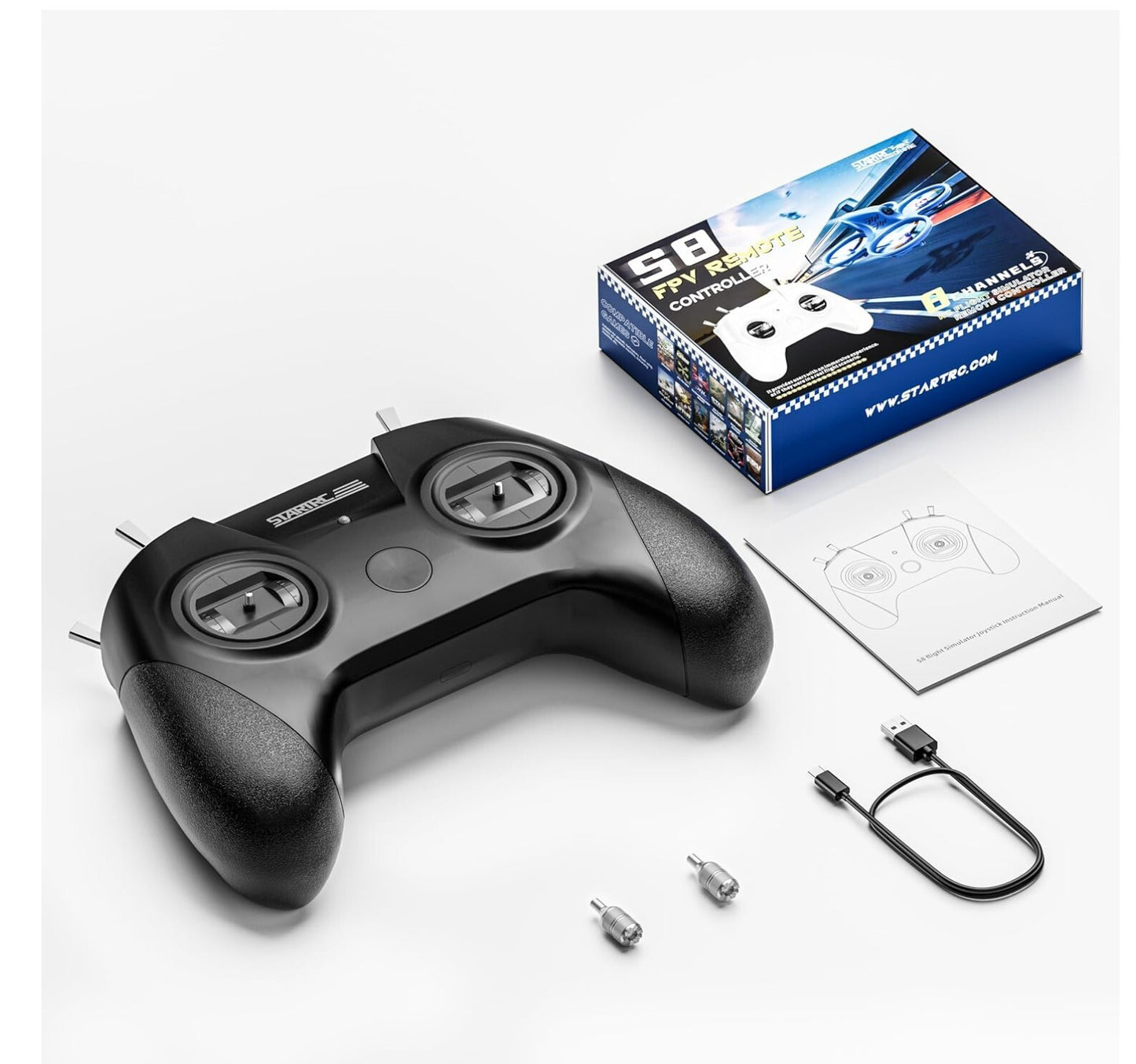 S8 FPV Simulator Fernbedienung für Drohnen-Training Modus 2