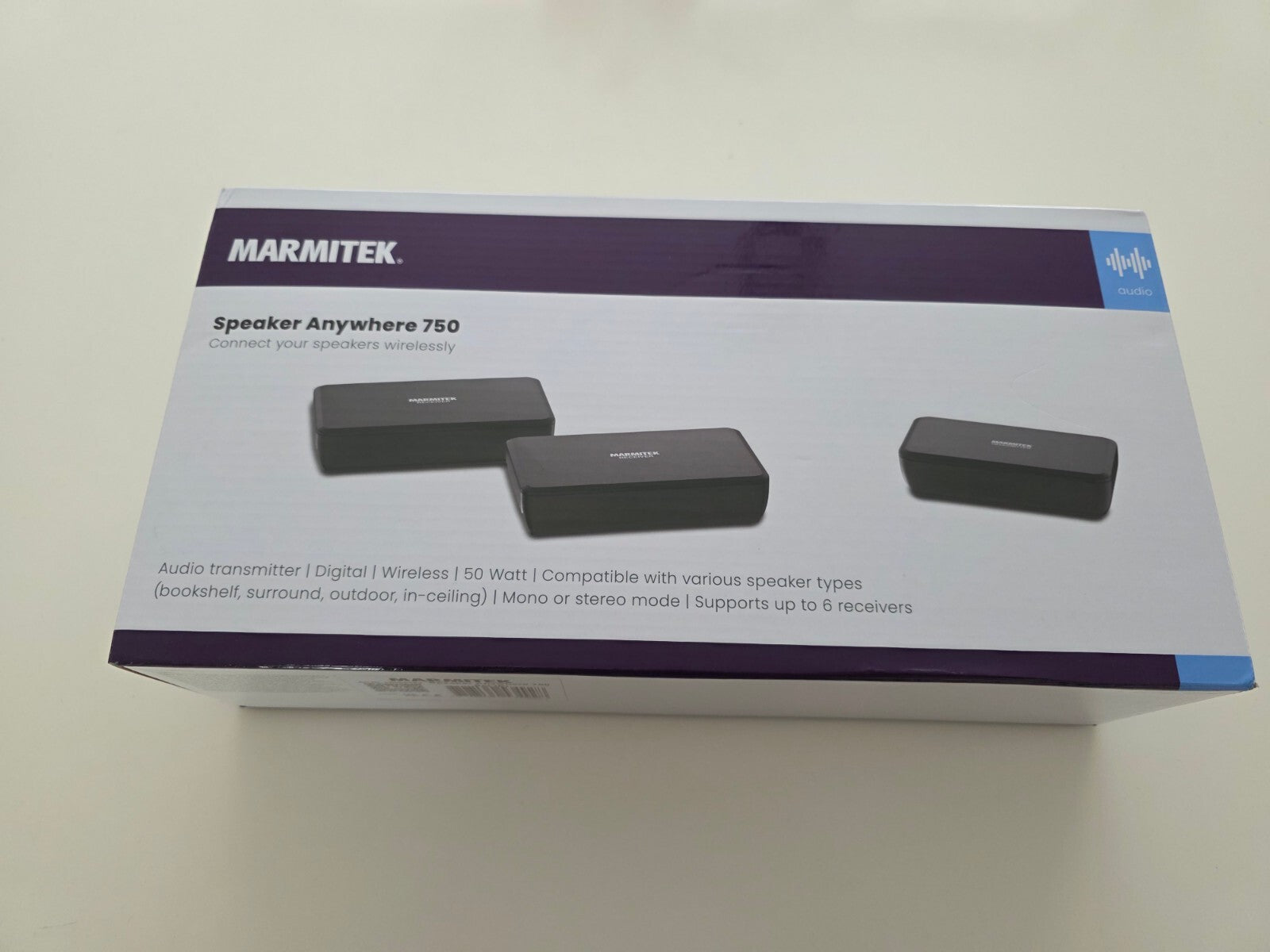 Speaker Anywhere 750 Audio Transmitter 50W 2 Empfänger Kabellos 50W Verstärker