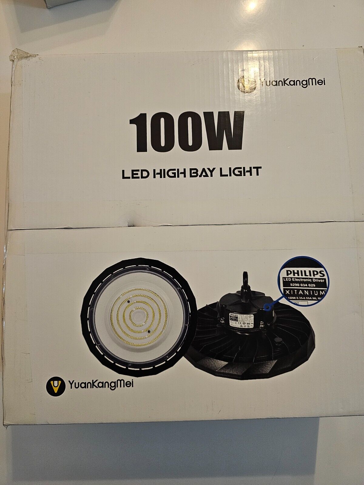 100W LED-Hochleistungsbeleuchtung, 16000lm, 29cm Durchmesser, energiesparend (10