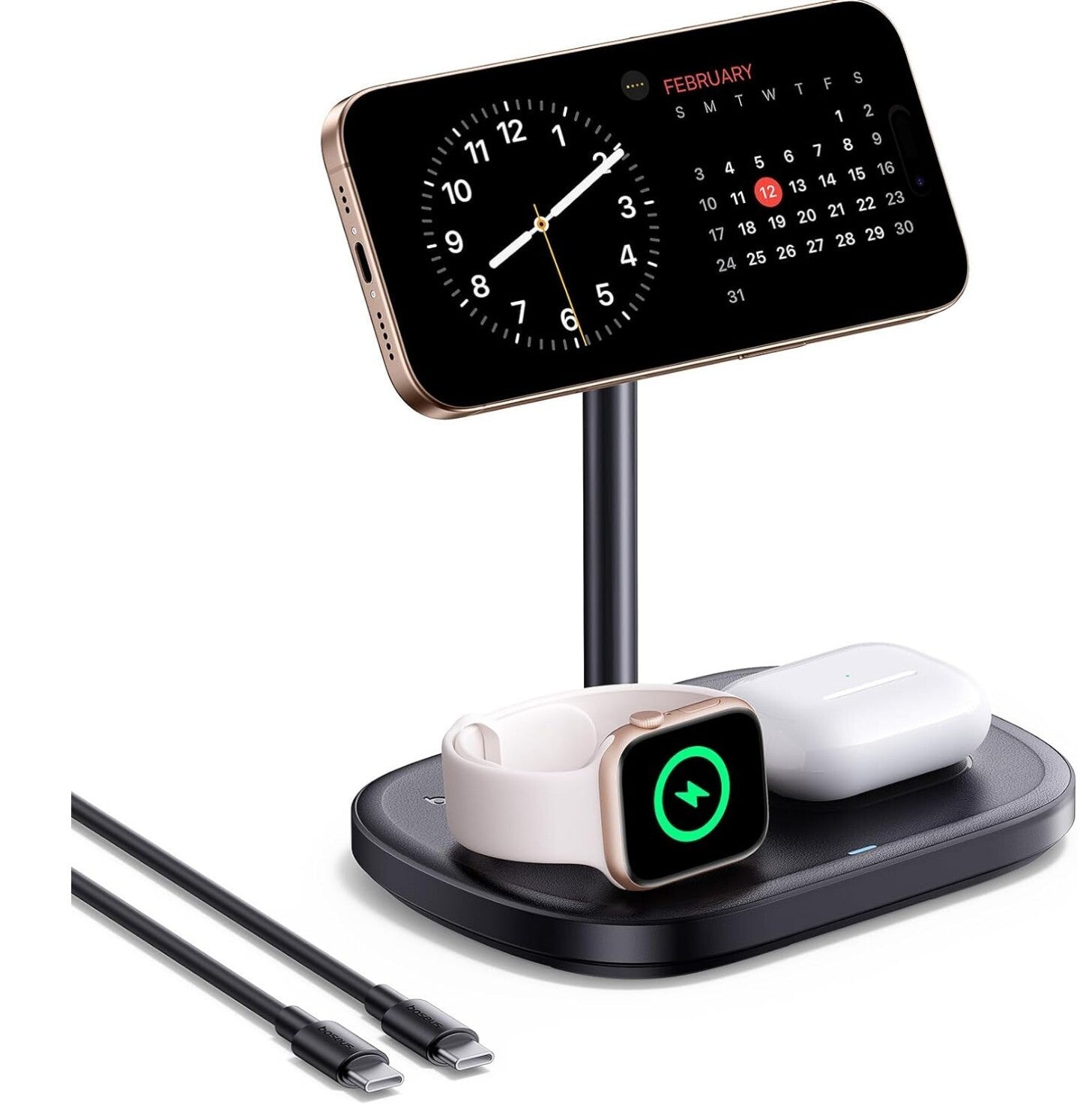3-in-1 22.5W Kabelloses Ladegerät mit TEC Cooling für iPhone/Watch/AirPods