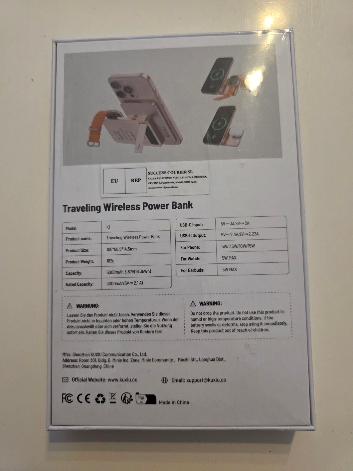 Magnetische 3-in-1 Powerbank – Schnellladen für Apple-Geräte!
