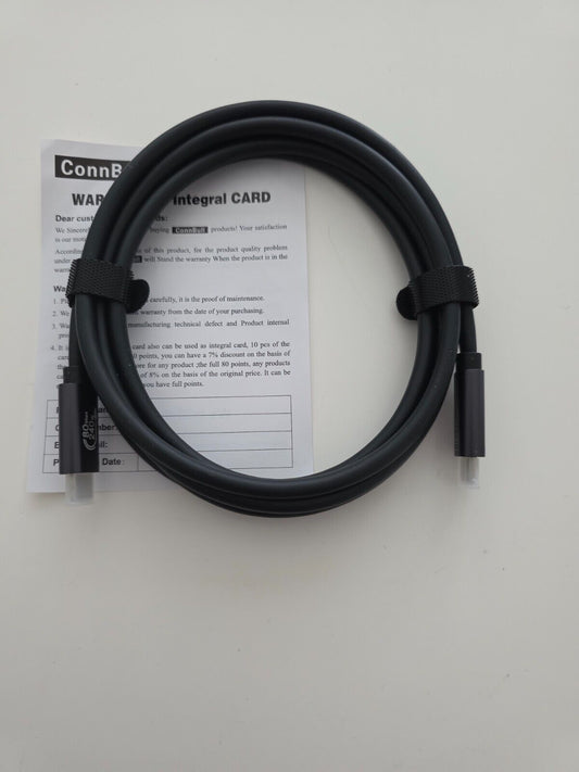 Thunderbolt 5 Kabel 1,8m, 240W Ladekabel 80Gbps Datenkabel, 16K/8K Display USB C