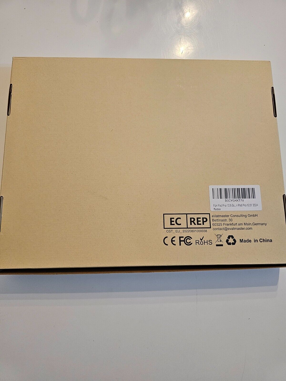 Für iPad Pro 13 Zoll (M4) 2024 Hülle mit Tastatur - 7 Farben Beleuchtung Abnehmb