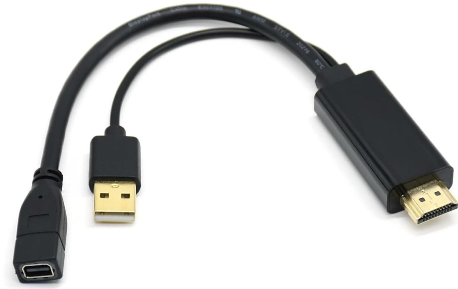 HDMI auf Mini DisplayPort Adapter 4K@60Hz, USB-Aufladung, Unidirektional