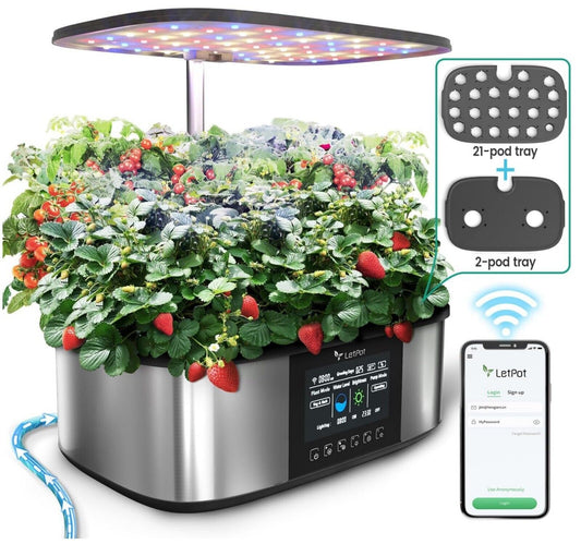 LPH-Max Hydrokultur-Kit, 21 Pods, APP & WiFi, 36W LED Anzuchtsystem