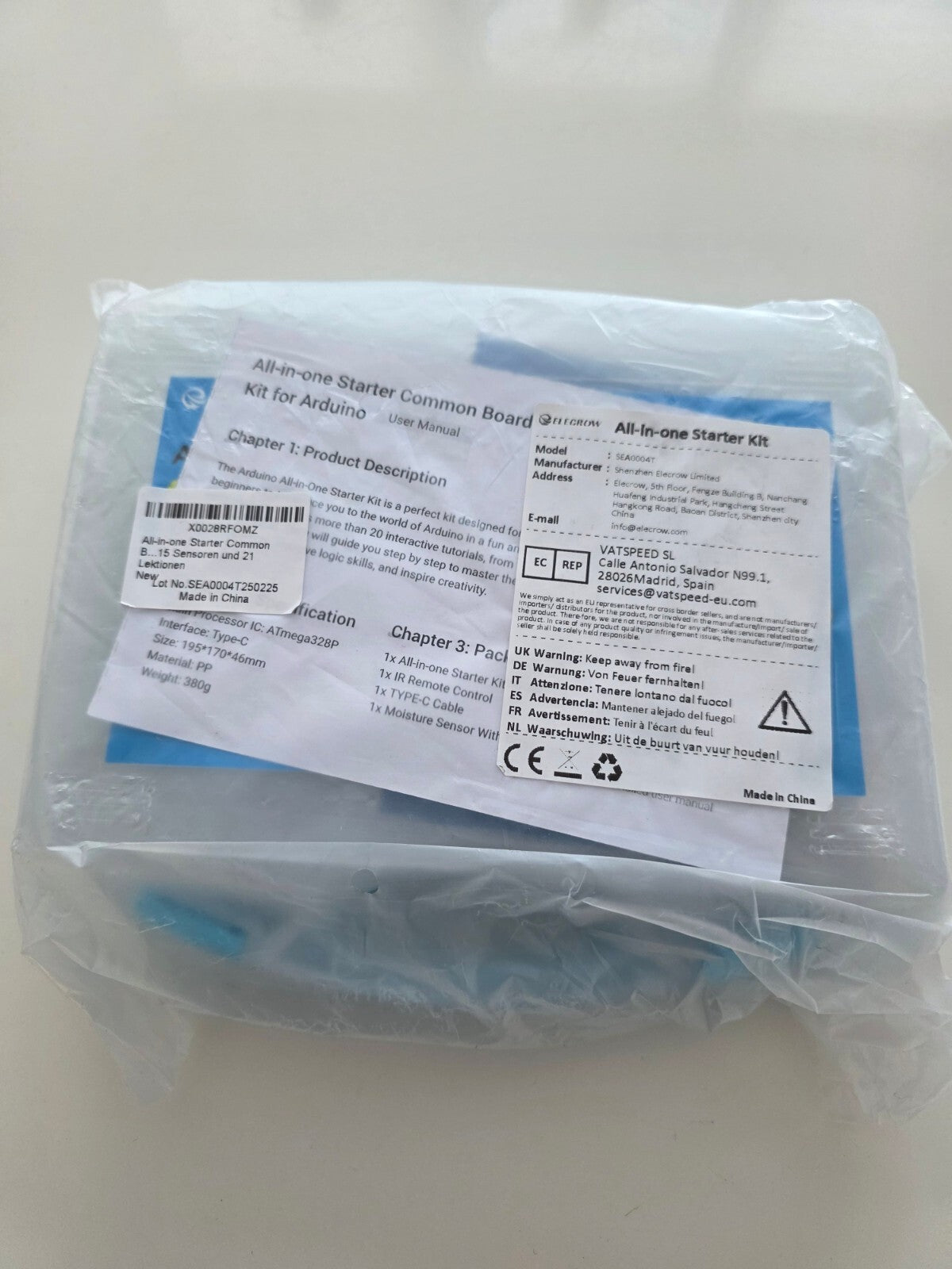 All-in-One Arduino Starter Kit mit 15 Sensoren & 21 Lektionen