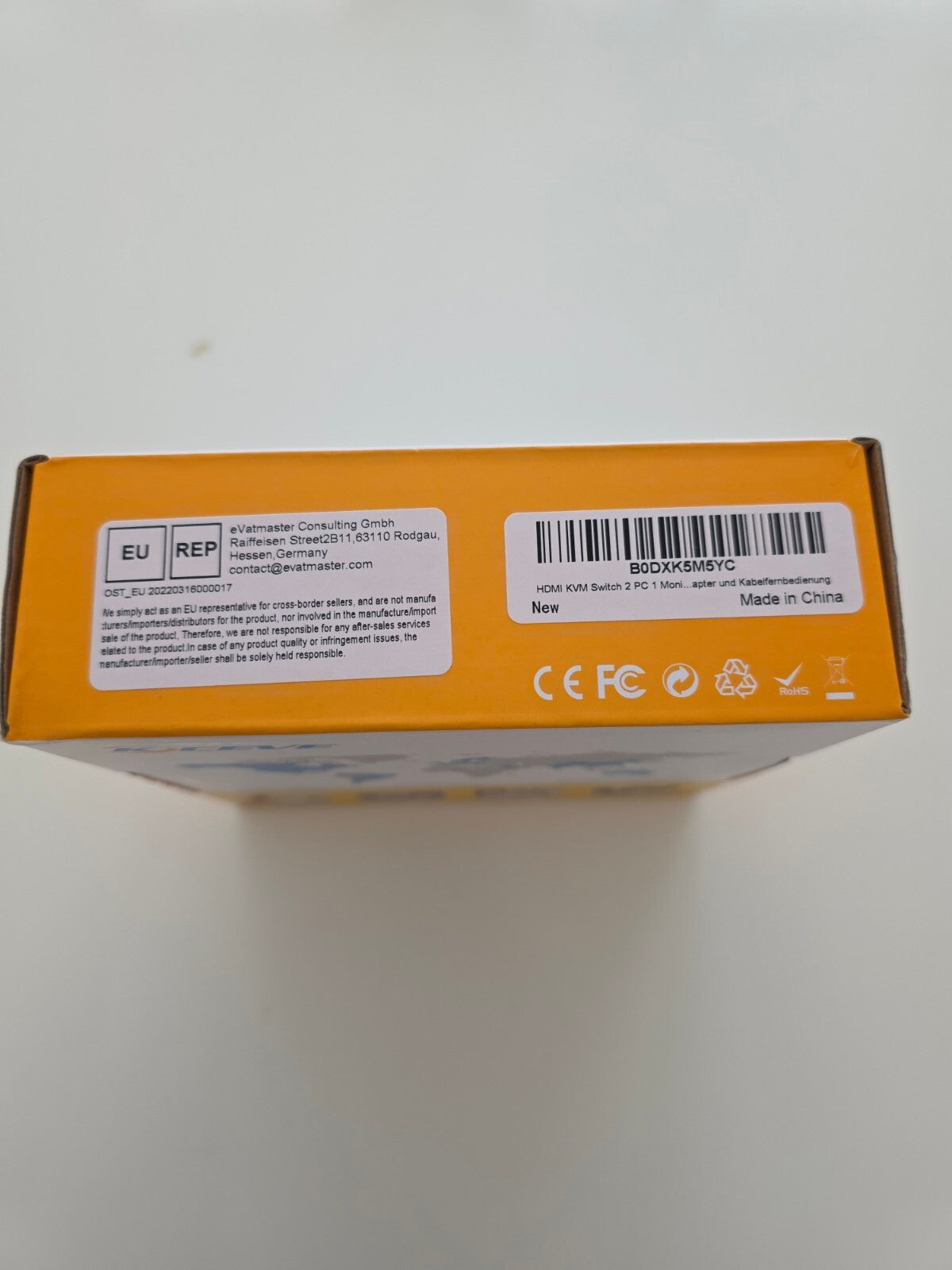 HDMI KVM Switch 8K@60Hz 4K@120Hz für 2 PCs, 1 Monitor, 3x USB 3.0