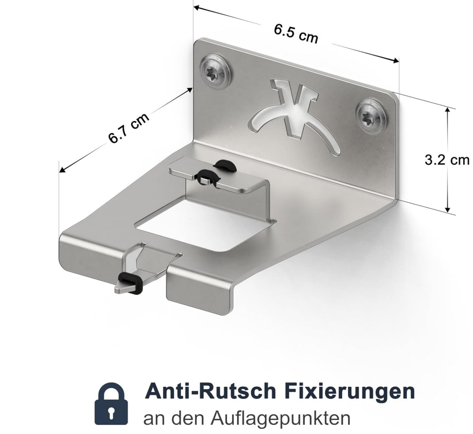 Fritzbox 5690 Pro Wandhalterung Edelstahl Made in Germany