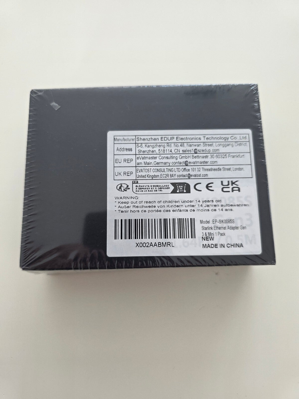 Starlink Ethernet Adapter Gen 3/Mini IP68 RJ45 Wasserdicht