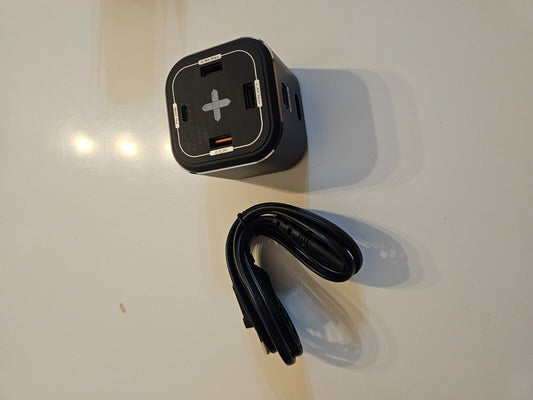 USB C Ladegerät,USB C GaN Charger 65W Netzteil 5-Port PD Schnellladegerät mit 2