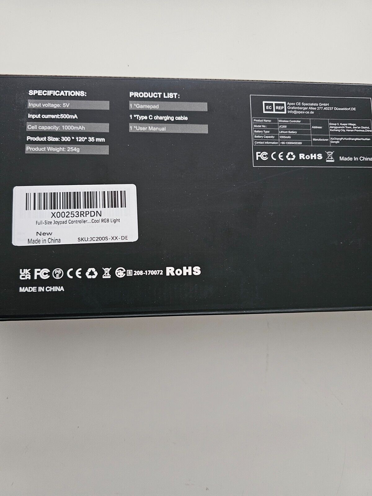 Controller für Nintendo Switch, Switch Controller Handheld mit Hall Effekt Joyst