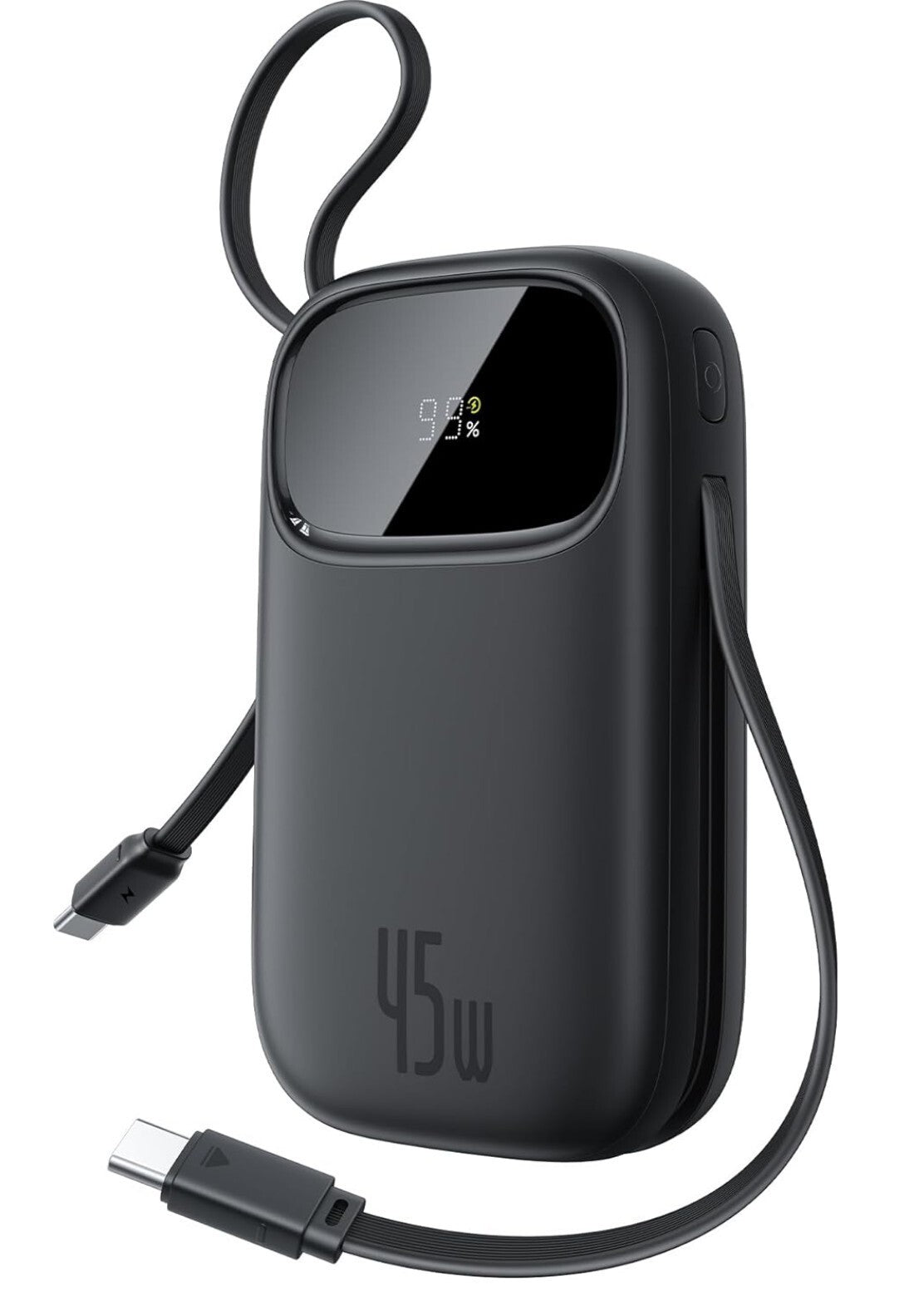 QPow3 Powerbank 45W 20000mAh 2x USB-C Kabel PD3.0 QC4.0 4 Ports