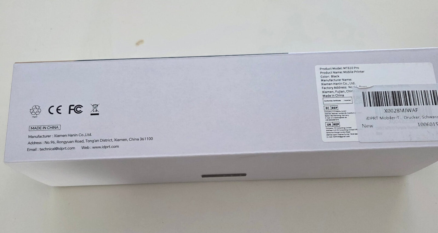 Tragbarer 300 DPI A4 Thermodrucker Bluetooth für iOS, Android, PC