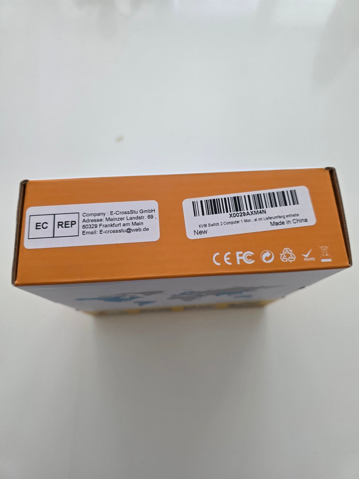 8K HDMI KVM Switch 2 PC 1 Monitor USB3.0 Fernbedienung Neu