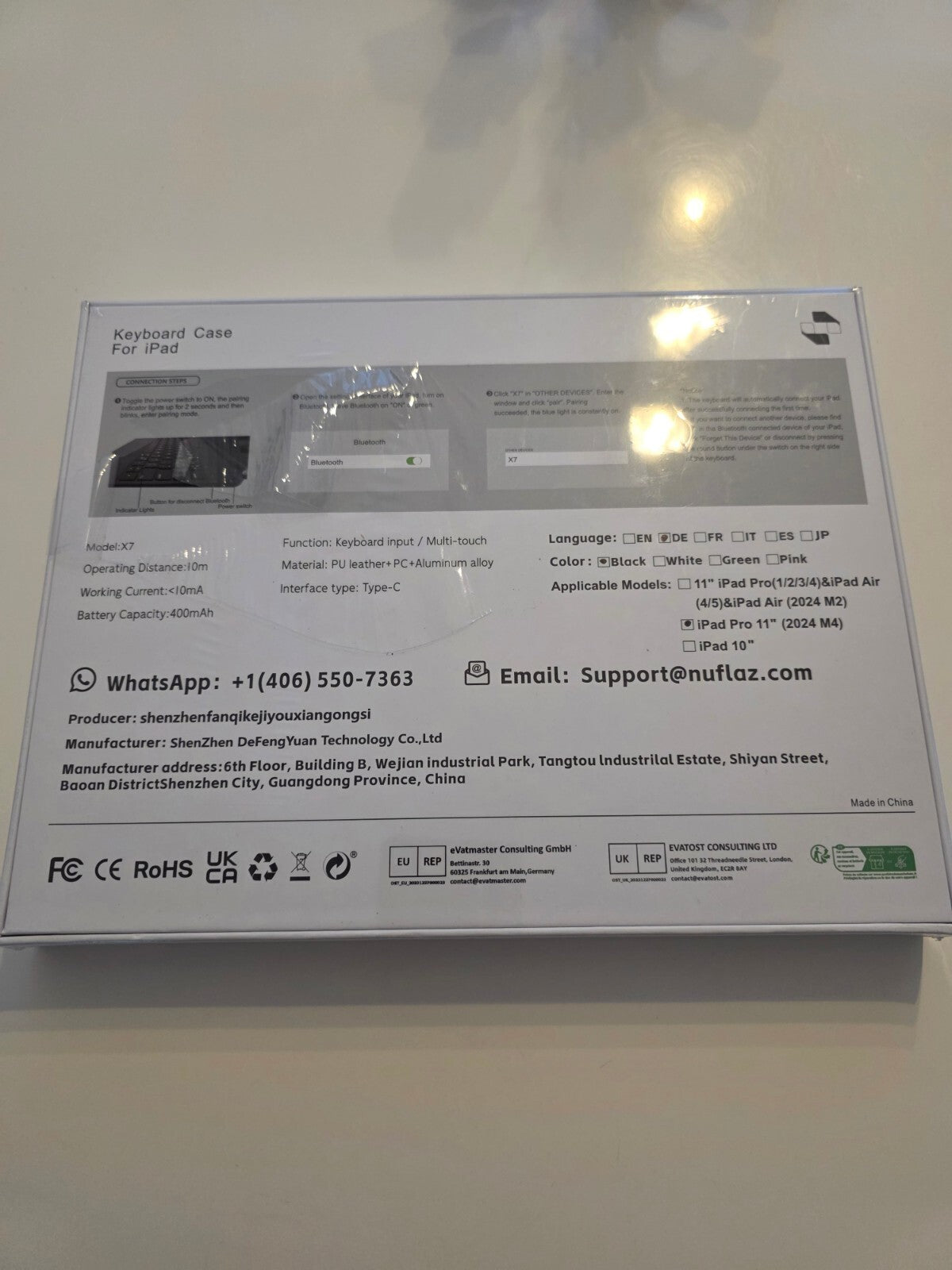 Tastaturhülle für iPad Pro 11" M4 2024 – Präzision und Stil vereint!