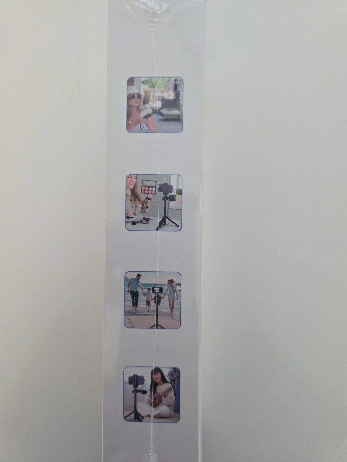 Mini Selfie-Stick Stativ 55cm, Kugelkopf, Kaltschuh bis 55 cm Länge