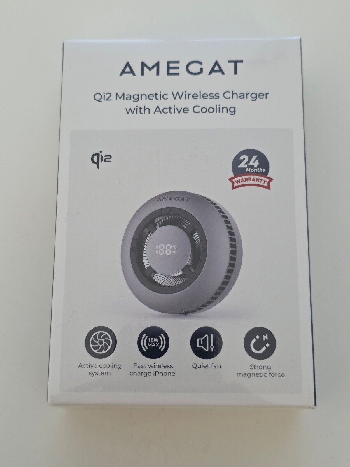 Qi2 15W Wireless Charger MagSafe für iPhone 16/15/14 mit Kühler