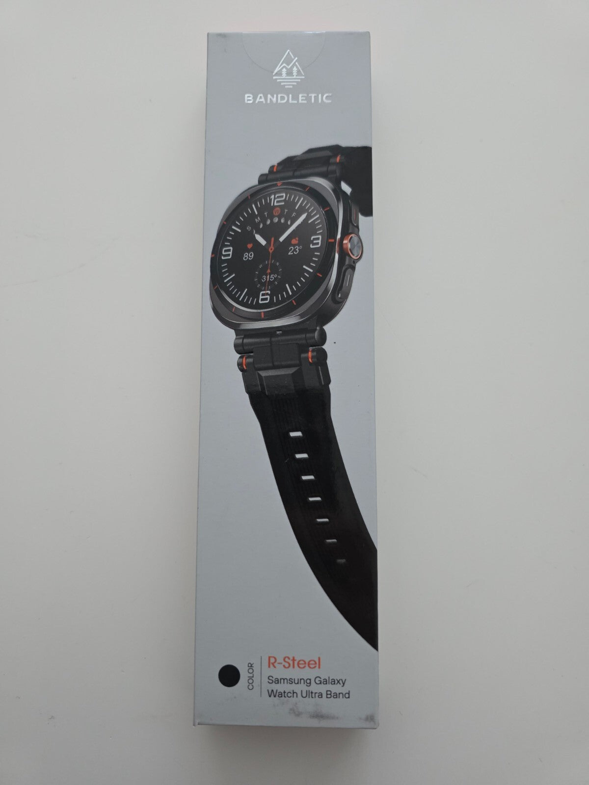Flüssigsilikon Armband für Galaxy Watch Ultra 47mm Schwarz