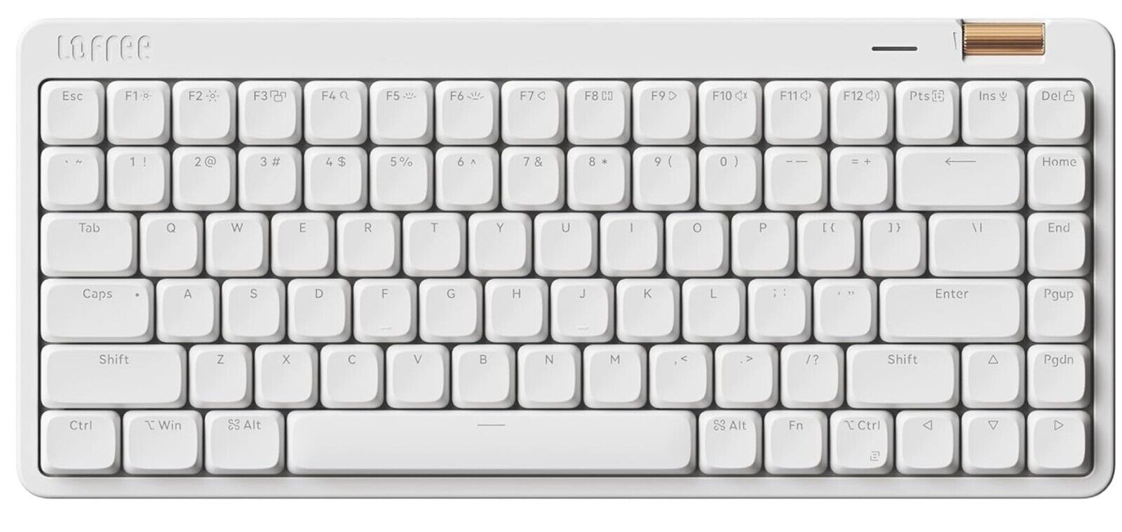 Low Profile Mechanische, Swappable Wiederaufladbare Kabellose Tastatur QWERTY